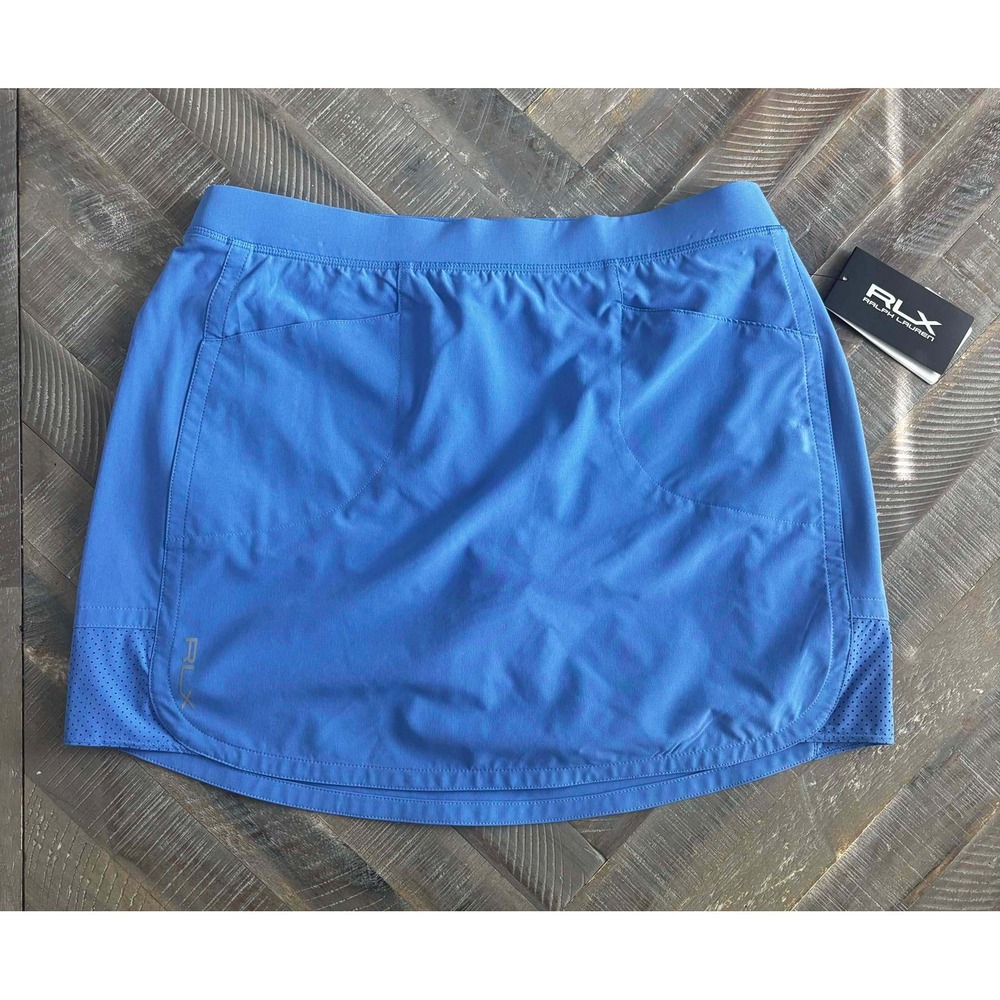 RLX Ralph Lauren Womens Golf Concept 1 Skort Resort Blue Size M New 285929731500